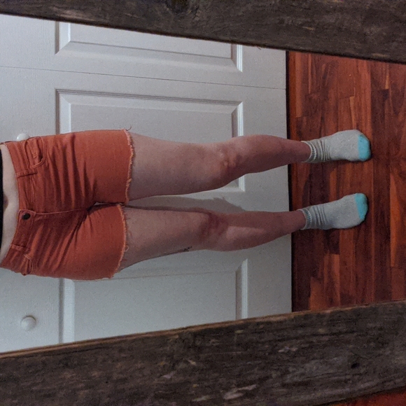 Orange booty shorts - Picture 1 of 5